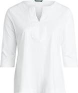 Lauren Ralph Lauren Split Neck Tunic
