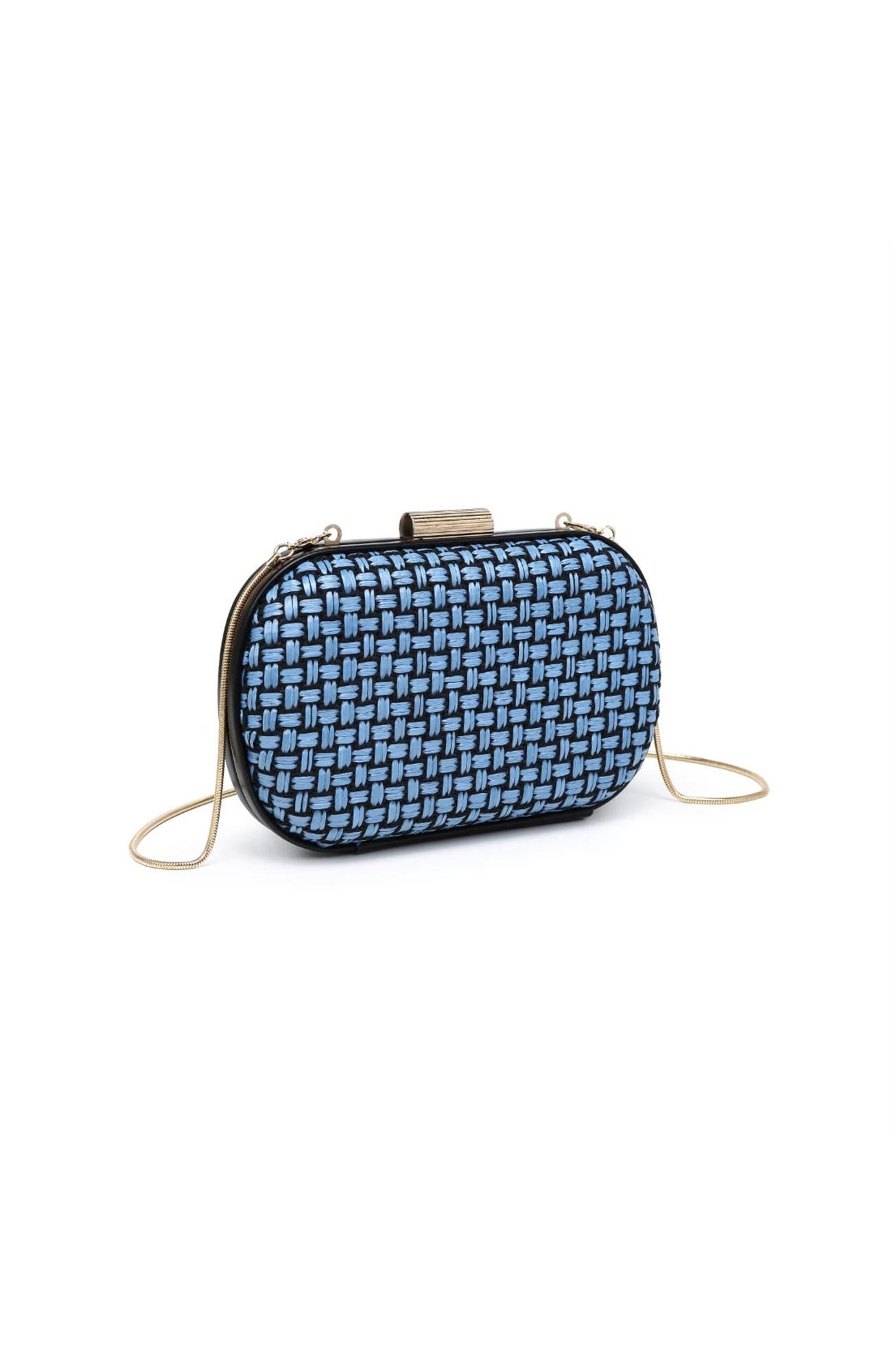 Cove Evening Bag, Alternate, color, Blue Black