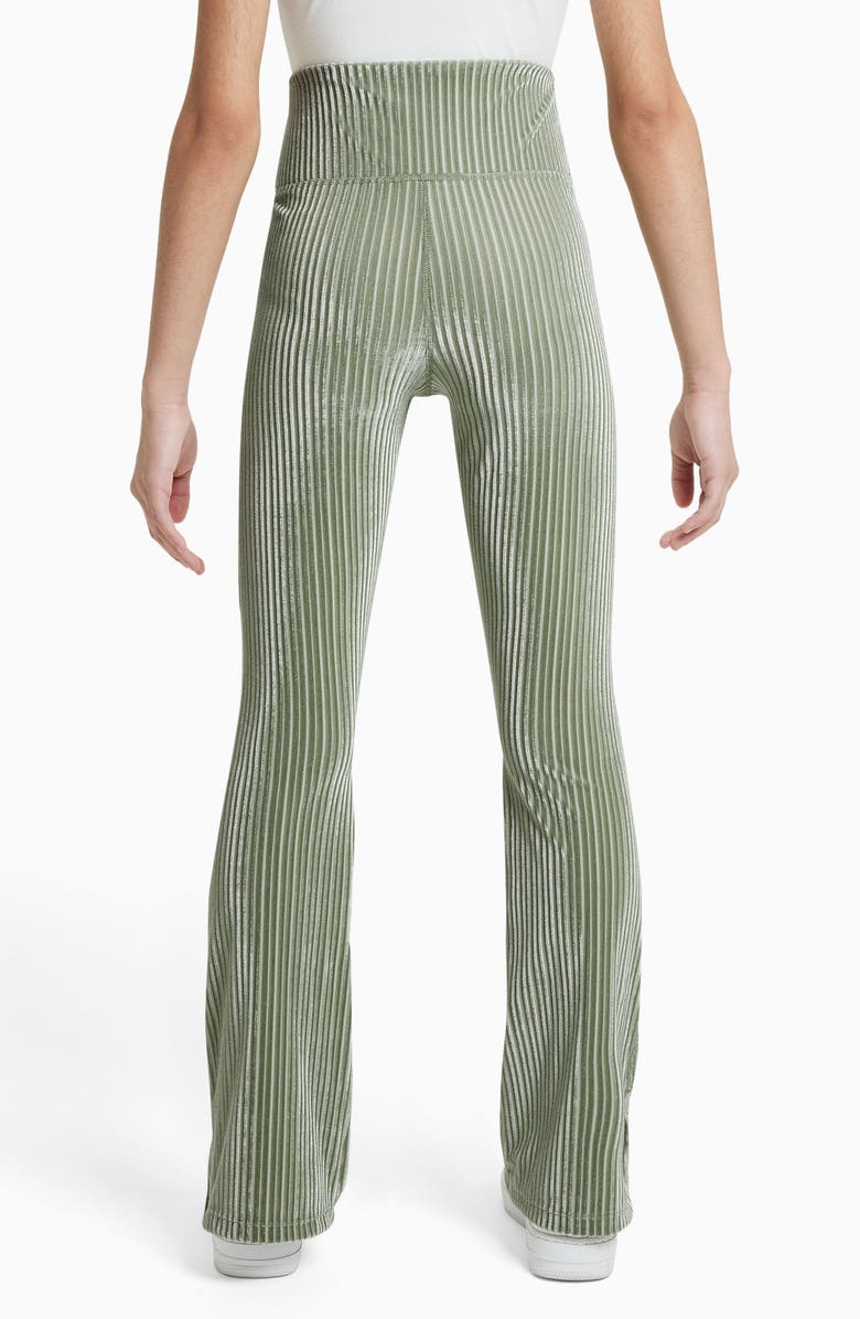 Nike Kids' Sportswear Flare Leggings, Alternate, color, Oil Green/ Jade Horizon