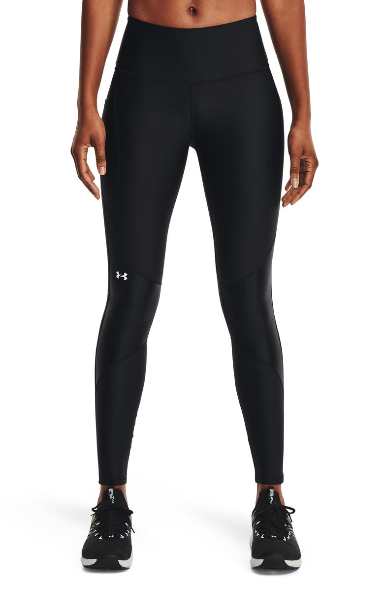 Under Armour HeatGear<sup>®</sup> Armour No-Slip Shine Pocket Leggings, Main, color,