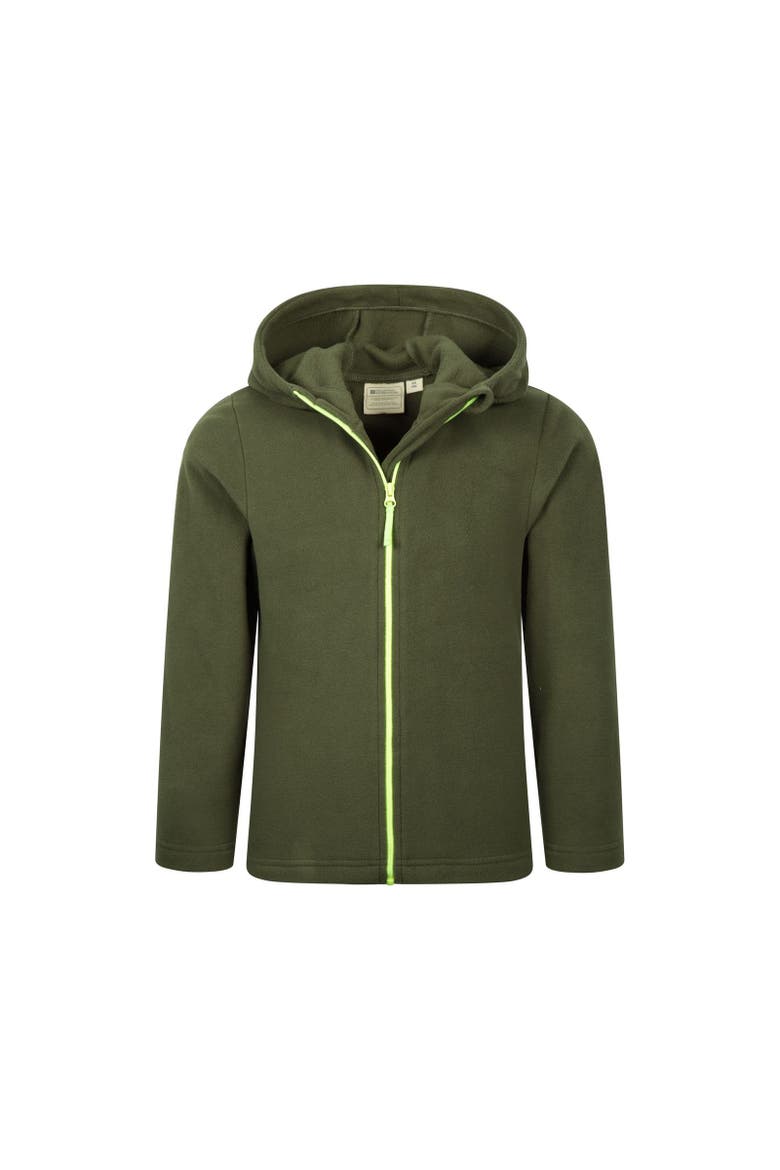 Childrens/Kids Camber Full Zip Hoodie, Alternate, color, Khaki Green