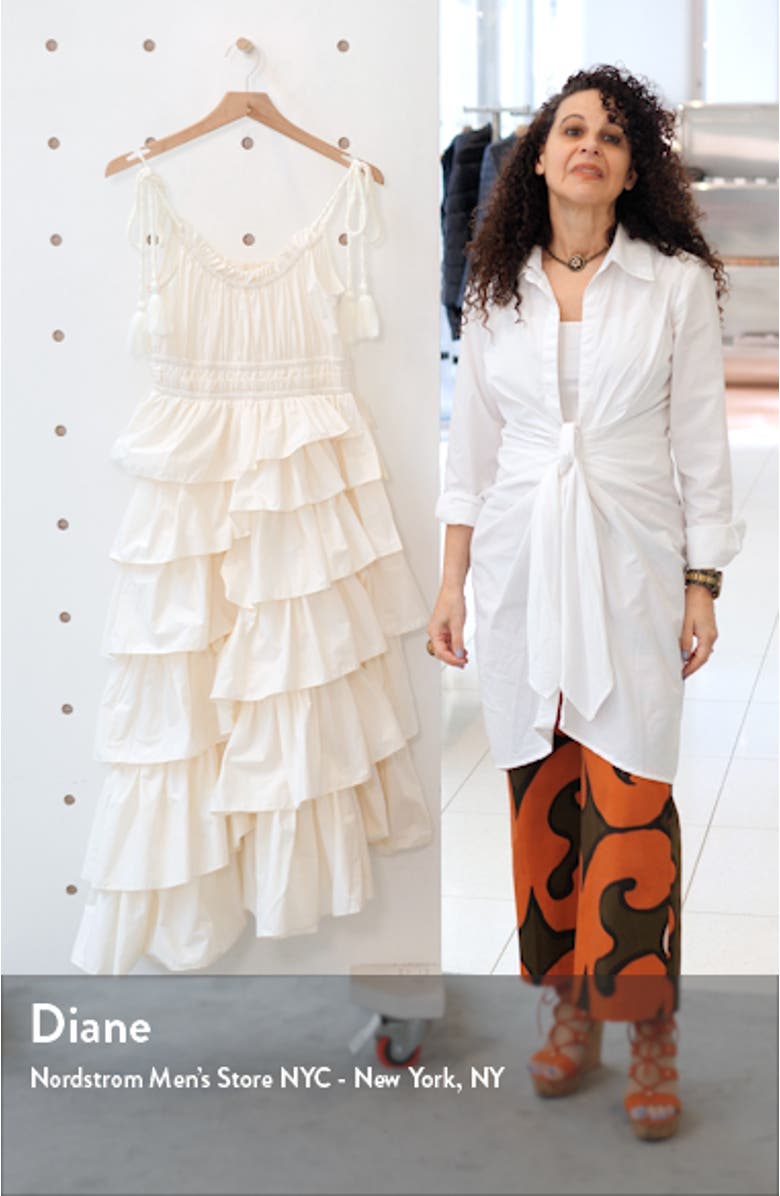 Estela Sleeveless Ruffle Dress, sales video thumbnail