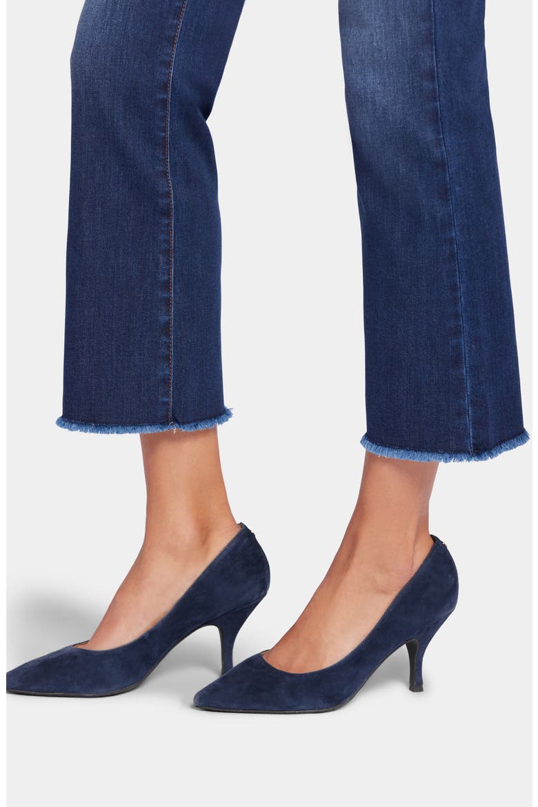 Barbara Fray Hem Ankle Bootcut Jeans, Alternate, color, GOLD COAST