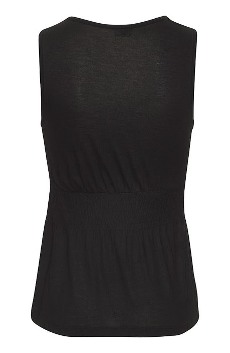 LASCANA Women's Strap Detail Top, Alternate, color, Black