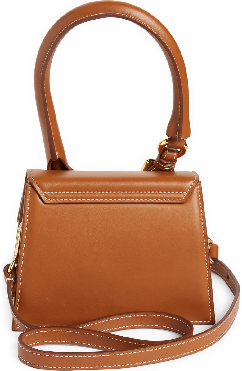 Jacquemus Le Chiquito Moyen Buckle Leather Top Handle Bag, Alternate, color,