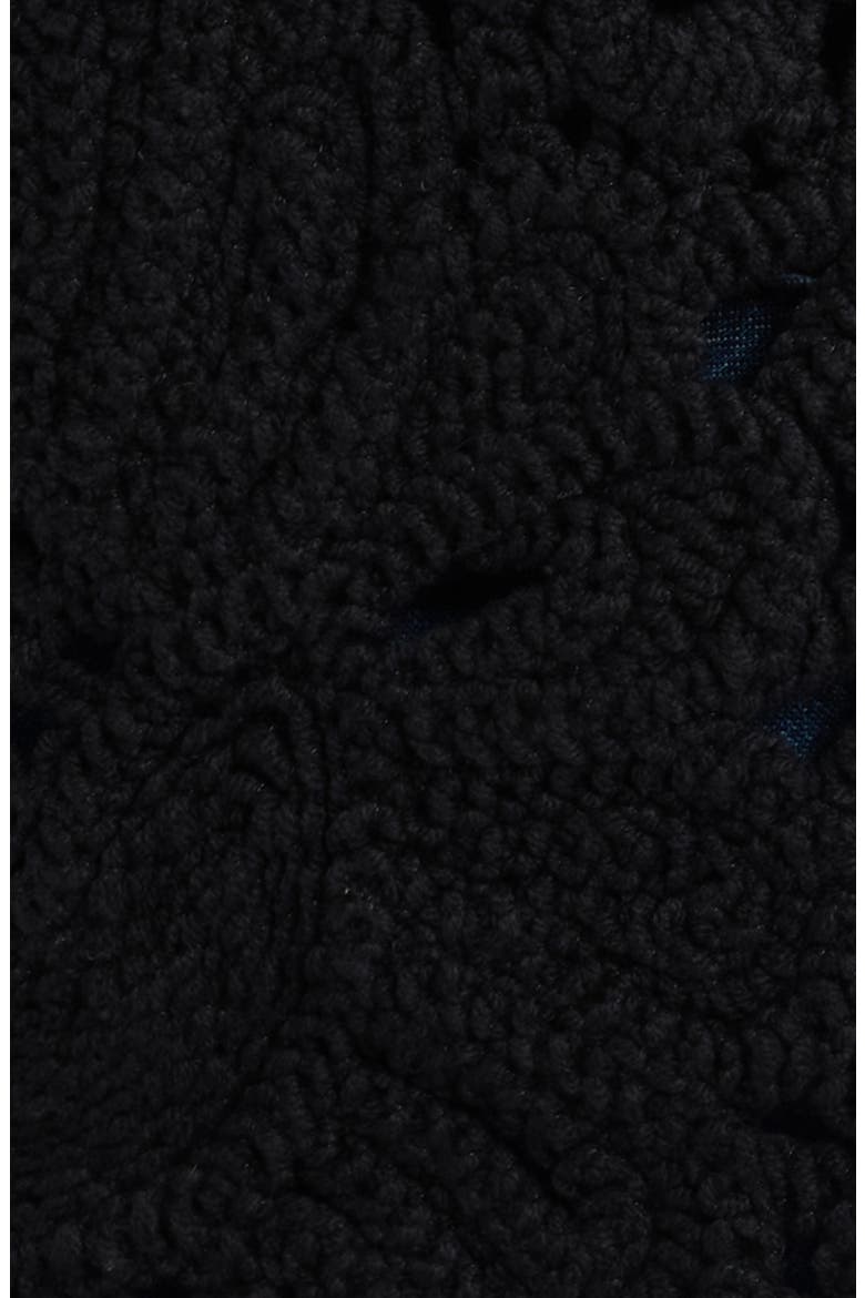 Openwork Floral Cotton Cardigan, Alternate, color, ANNE BLACK