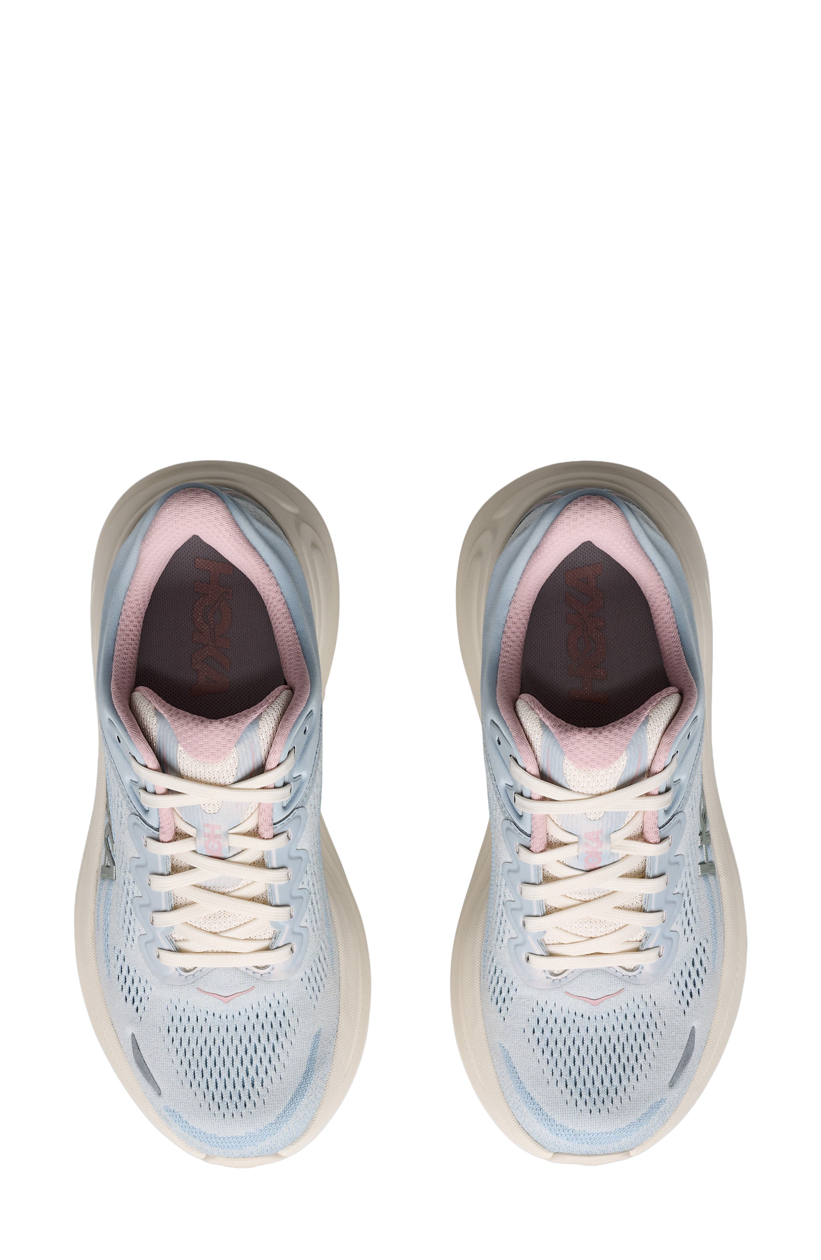 Bondi 9 Glimmer Running Shoe, Alternate, color, ALABASTER / MINERAL BLUE