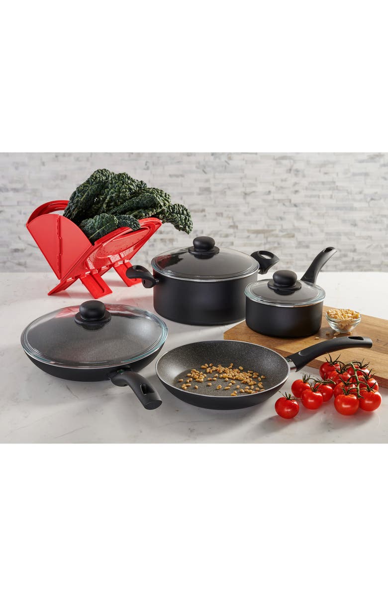 BALLARINI Matera Cookware 8-Piece Set, Alternate, color, Black