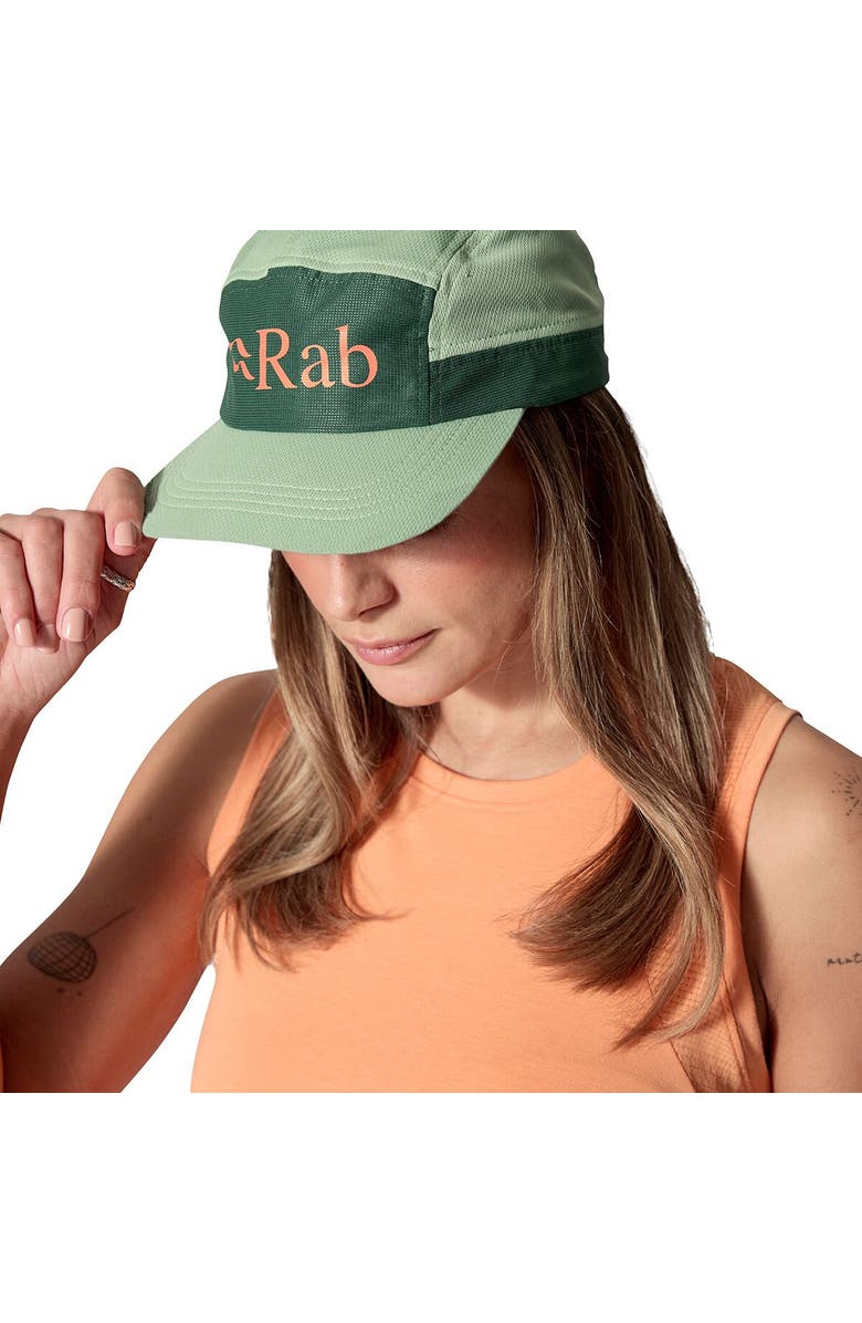 Rab Momentum 5-Panel Cap, Alternate, color, Fig Green/Sage