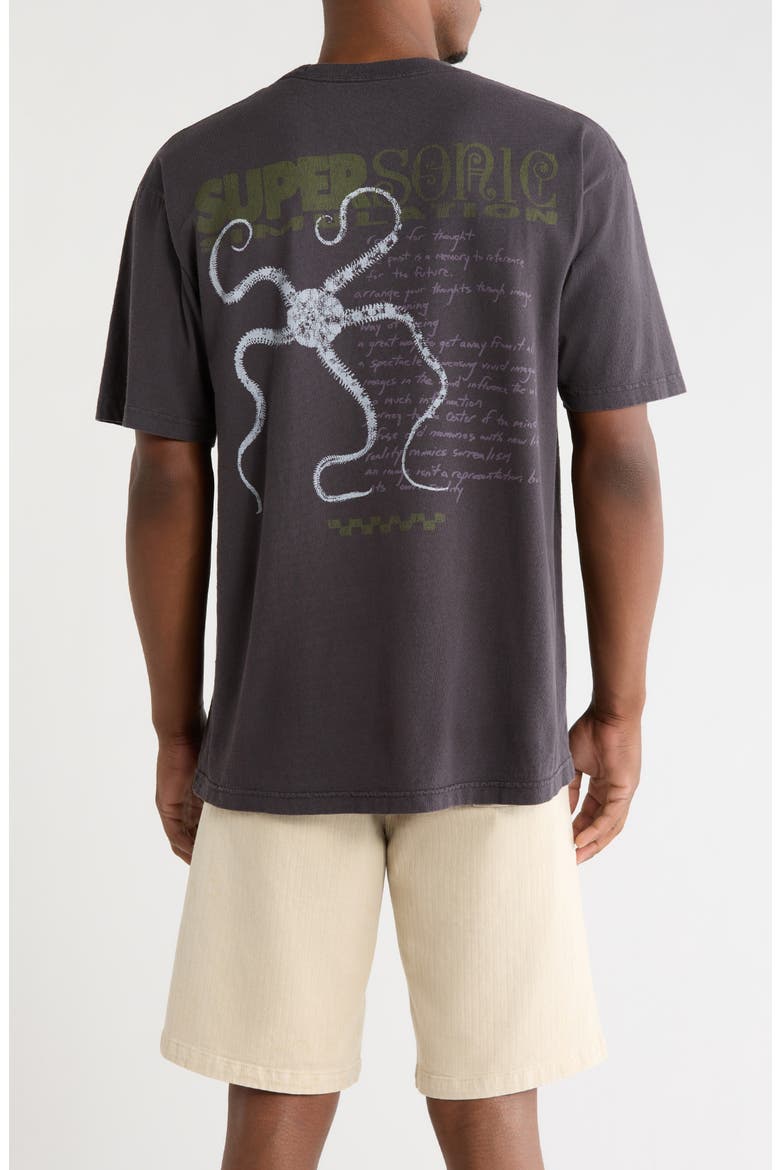 Simulation Graphic T-Shirt, Alternate, color, FADED BLACK