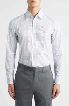 BOSS Hank Kent Slim Fit Stretch Cotton Dresss Shirt