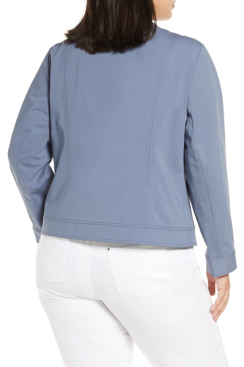 Kyle Topstitch Detail Jacket, Alternate, color, BLUESTONE