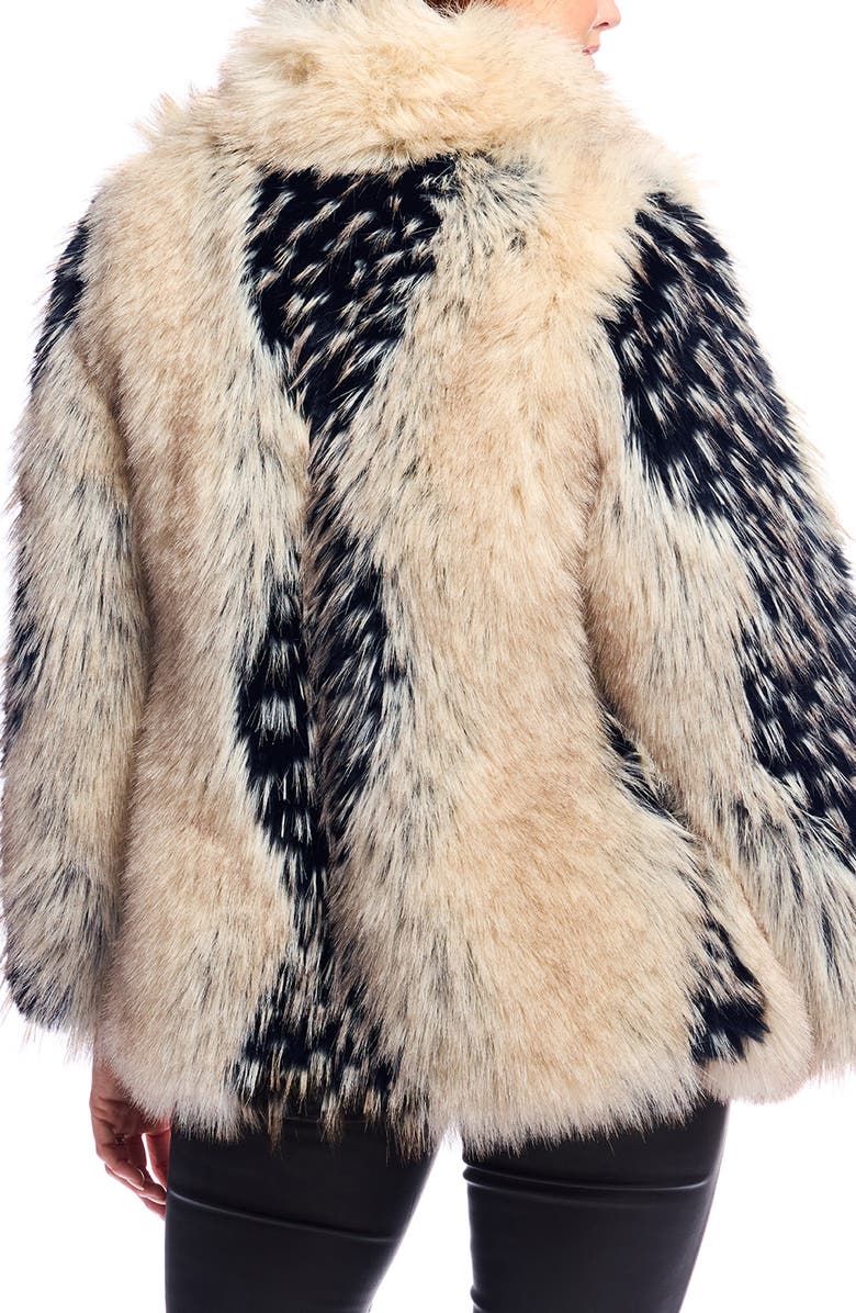 DONNA SALYERS FABULOUS FURS Foxy Favorite Faux Fur Coat, Alternate, color, 