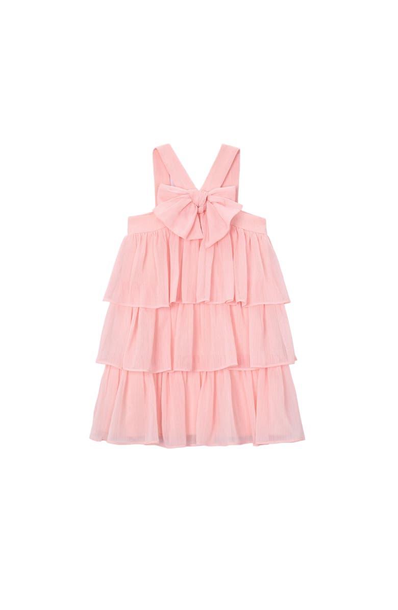 Mayoral Ruffled Bambula Dress, Main, color, Pink
