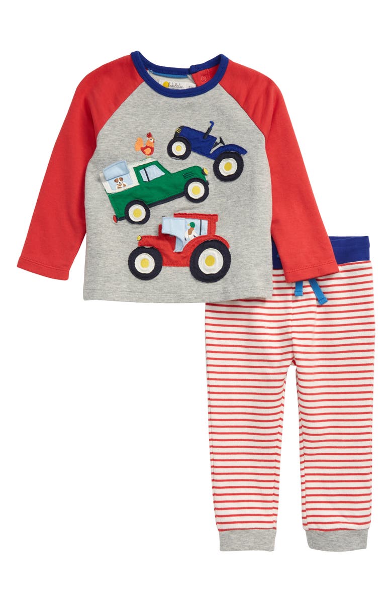 Mini Boden Appliqué Top & Pants Set, Alternate, color, 