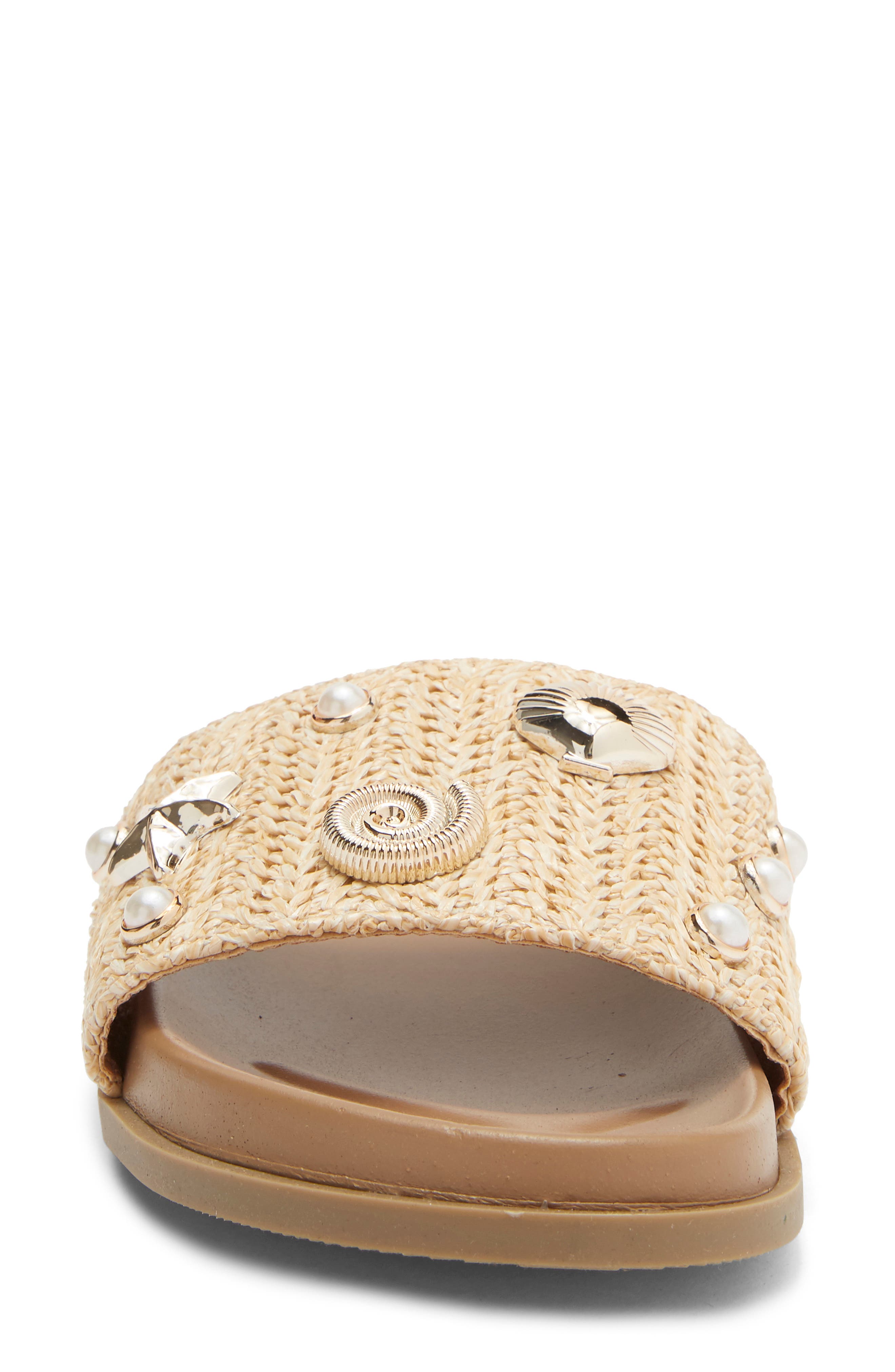 Melbana Slide Sandal, Alternate, color, NATURAL
