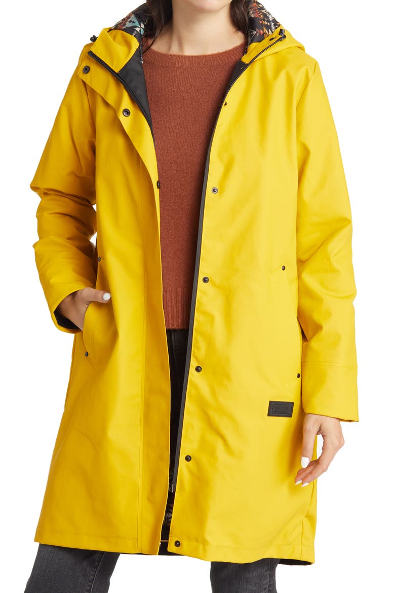 Women's Victoria Insulated Raincoat, Main, color, YELLOW
