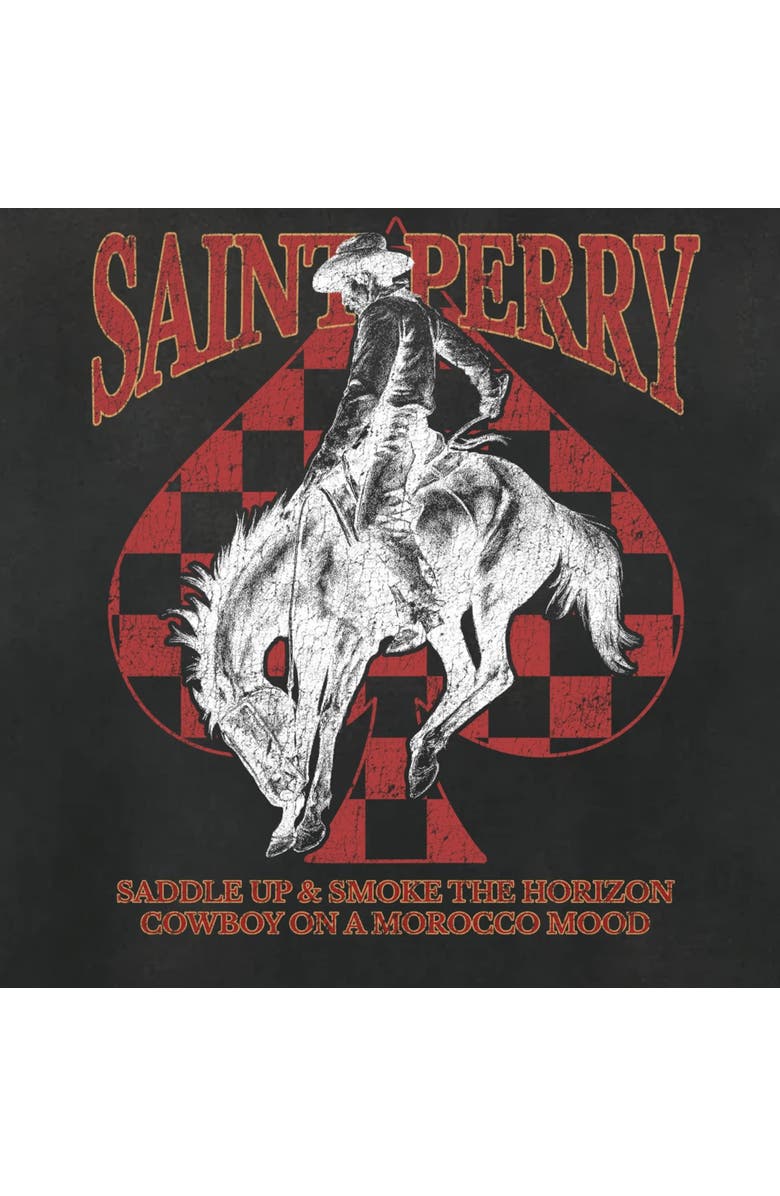 SAINT PERRY Horizon Rider Leather Card Case, Alternate, color, Black