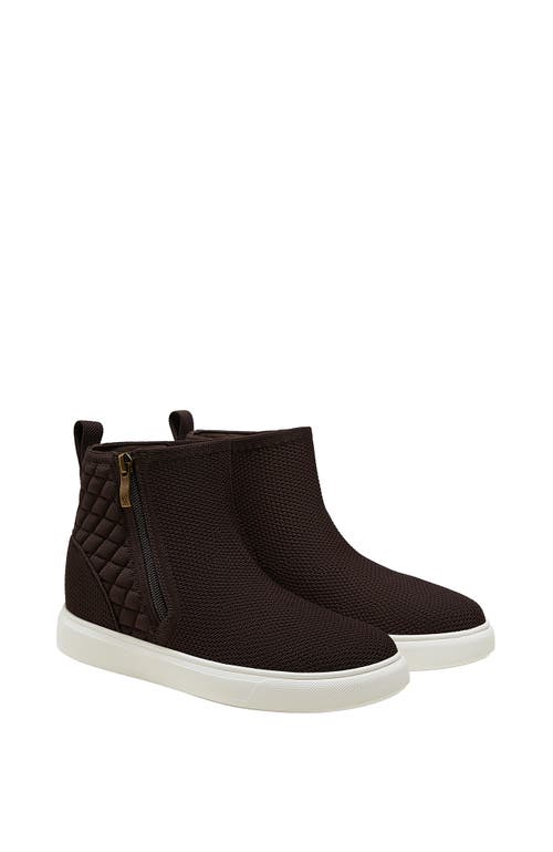 Vivaia Round-toe Hidden Wedge Sneakers In Brown