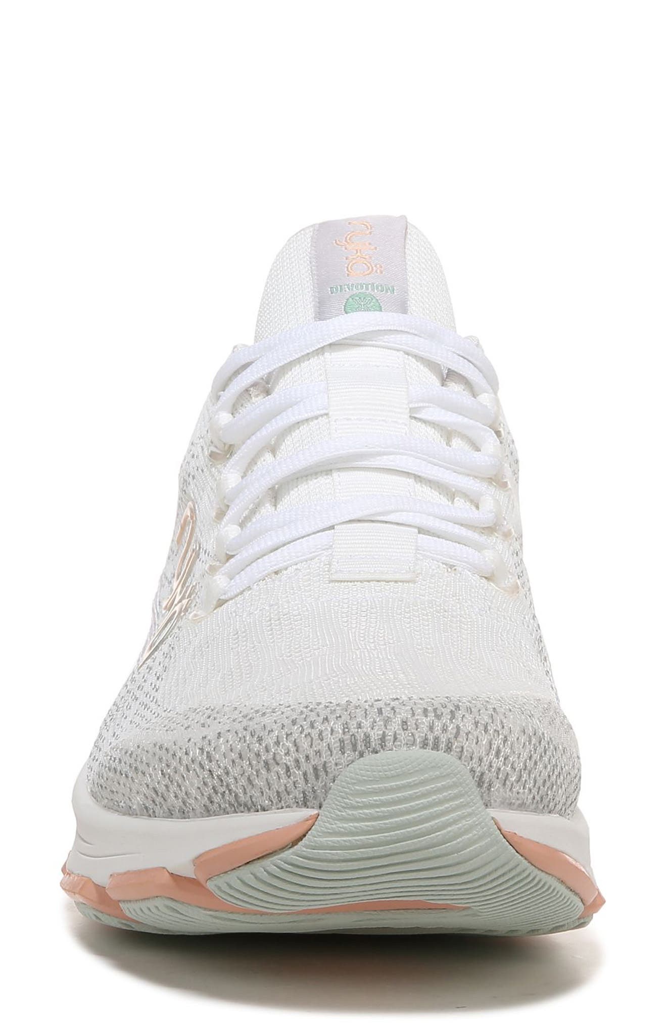 Devotion X Walking Sneaker - Wide Width Available, Alternate, color, BRILLIANT WHITE