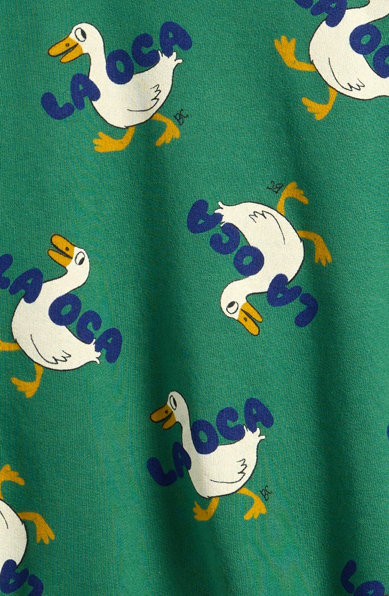 Bobo Choses Kids' La Oca Graphic Crewneck Sweatshirt, Alternate, color, Green