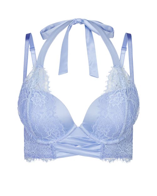 Adore Me Kareena Push Up Plunge Bra In Medium Blue