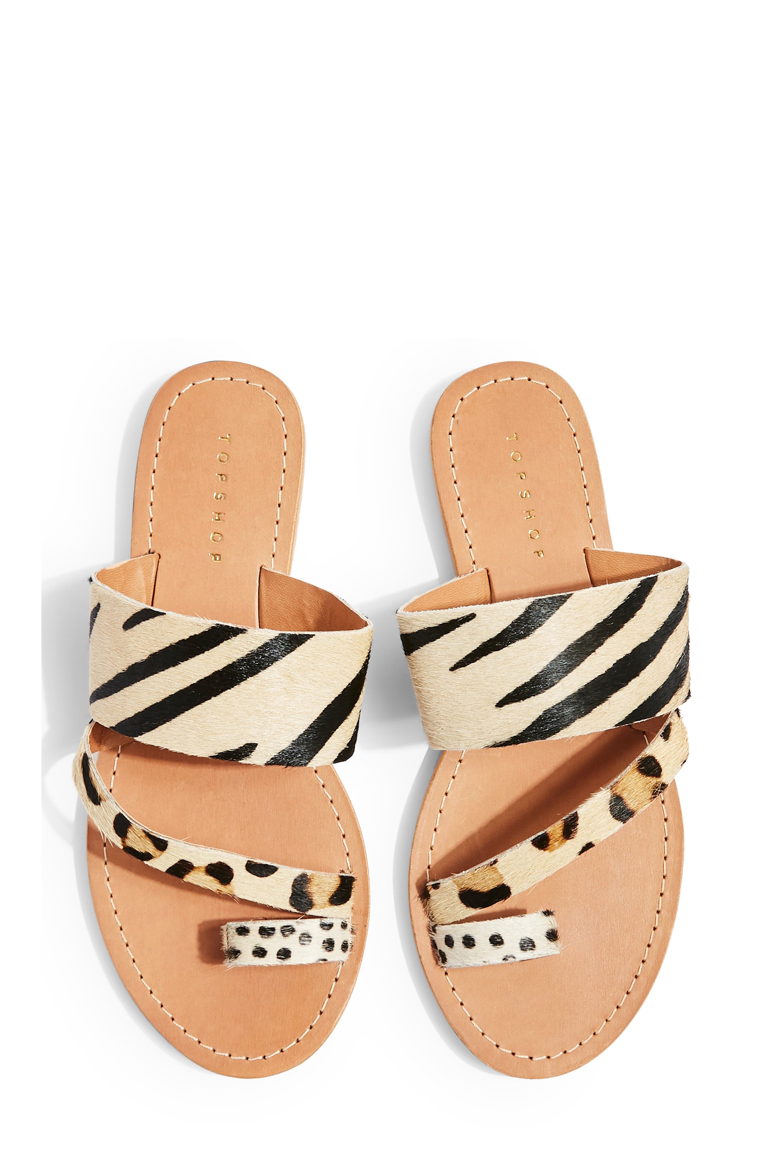 Topshop Honey Slide Sandal, Alternate, color, 