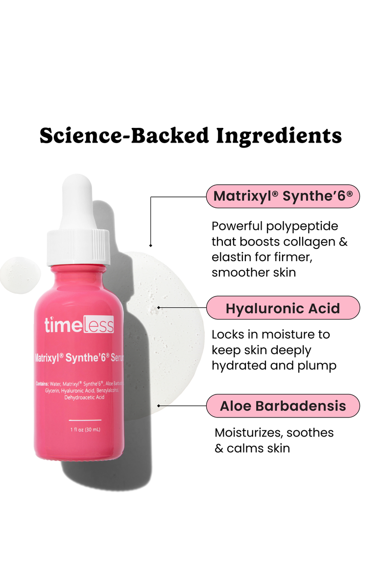 Timeless Skin Care Matrixyl Synthe'6 Serum, Alternate, color, 1Oz