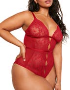 Adore Me Rosie Crotchless Bodysuit Lingerie
