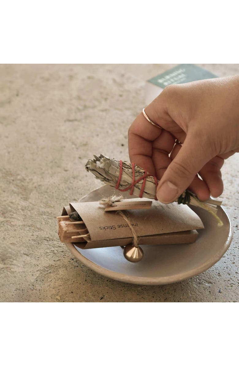 Cedar and Myrrh Sacred Burning Ritual Kit - Incense, Palo Santo and Sage, Alternate, color, NO COLOR