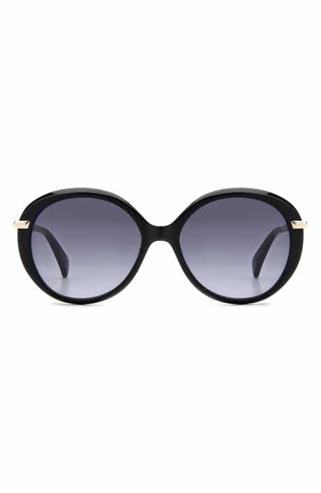 rag & bone 56mm Gradient Round Sunglasses