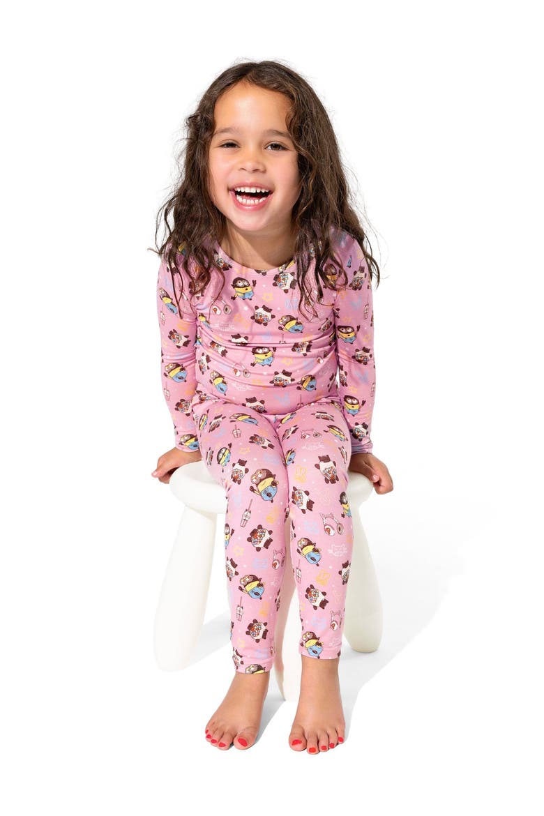 Kids' Minions Popping Set of 2 Piece Pajamas, Alternate, color, Minions Popping