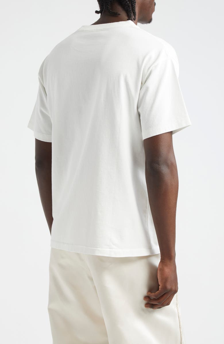 Bode Embroidered Bouquet Cotton Pocket T-Shirt, Alternate, color, Cream