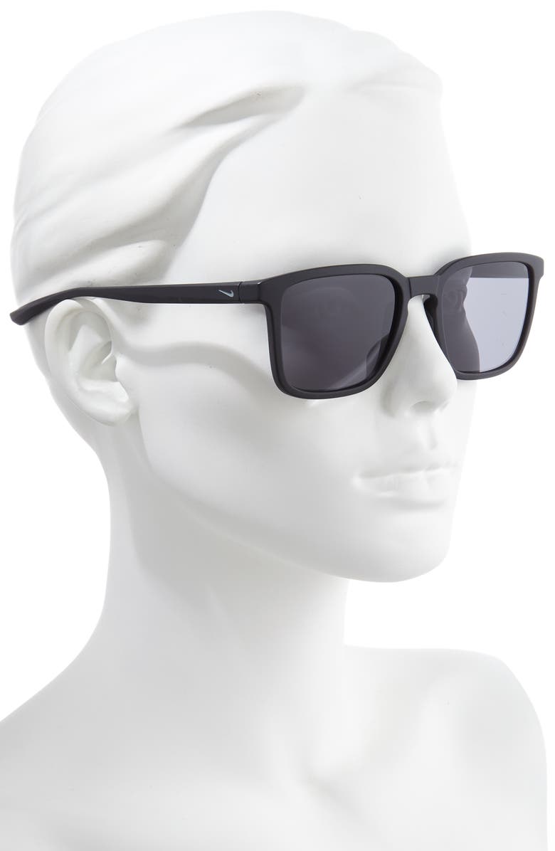 Nike Circuit 55mm Square Sunglasses, Alternate, color,