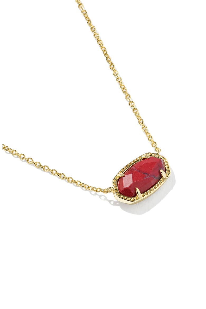 Elisa Necklace, Alternate, color, GOLD RED VARIEGATED MAGNESITE