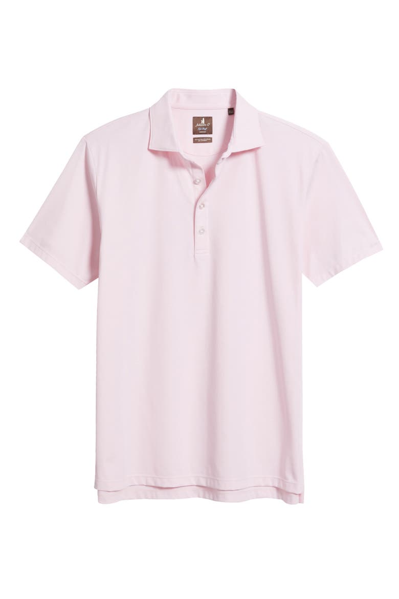 Elba Top Shelf Cotton Blend Piqué Polo, Alternate, color, PAMPLEMOUSSE