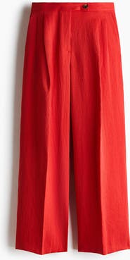 H&M Wide Tailored Trousers