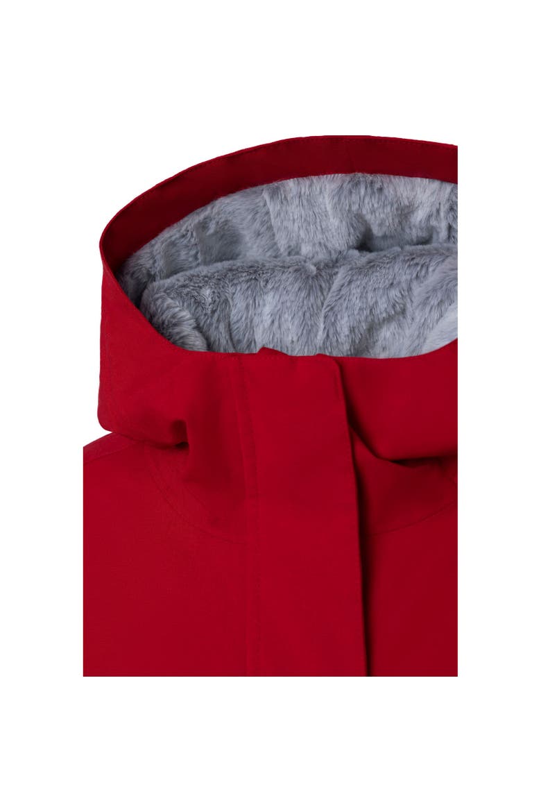 Claudel Waterproof Jacket, Alternate, color, Red