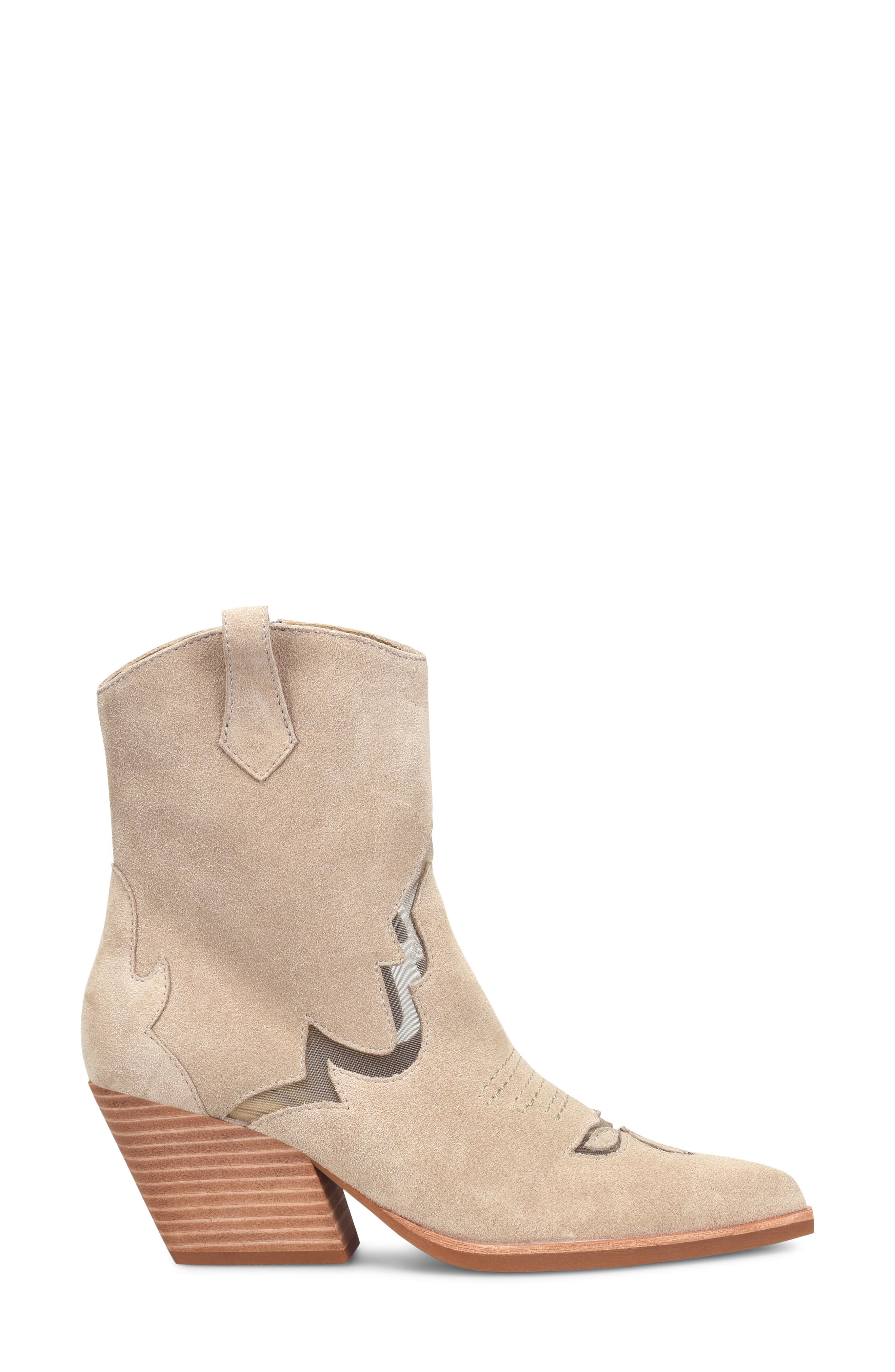 Dallas Western Bootie, Alternate, color, TAUPE SUEDE