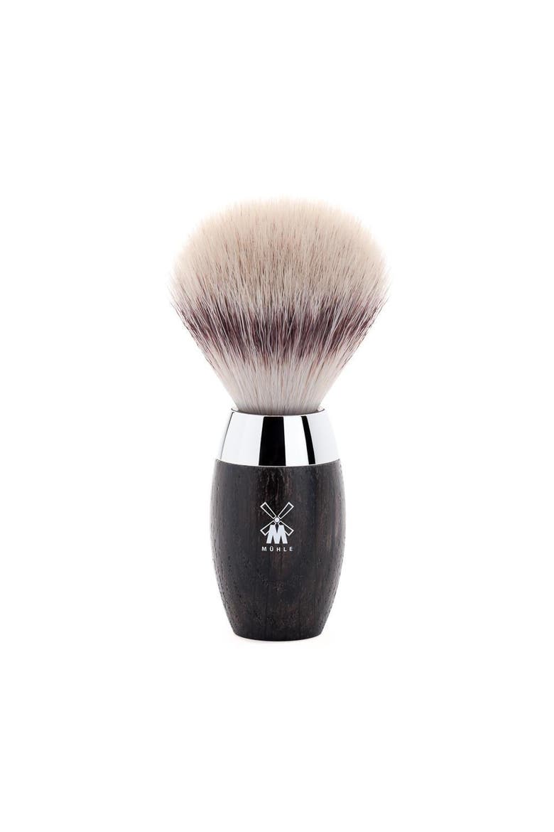 Kosmo Bog Oak Silvertip Fiber Shaving Brush, Main, color, Bog Oak