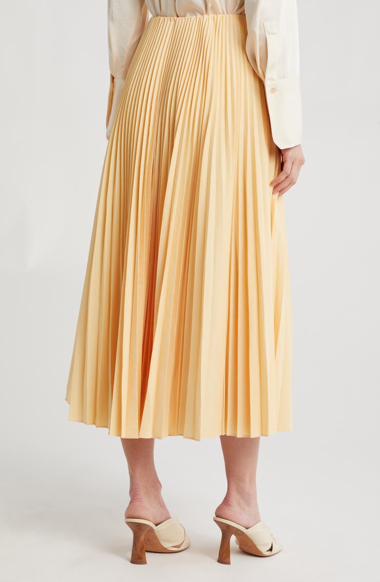 A.L.C. Tatum Pleated Skirt, Alternate, color, Au Lait