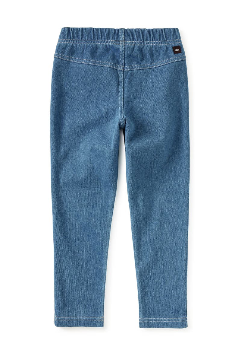 Denim-Like Jeggings, Alternate, color, LIGHT WASH