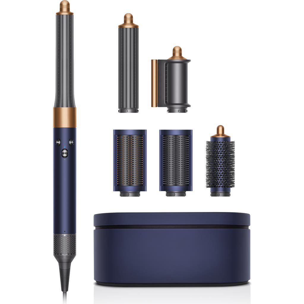 Dyson Airwrap™ Multi-Styler Completo Largo en Prussi - Reacondicionado en Azul Prusiano/Cobre en Nordstrom Rack