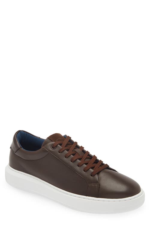 G Brown Puff Low Top Leather Sneaker  product