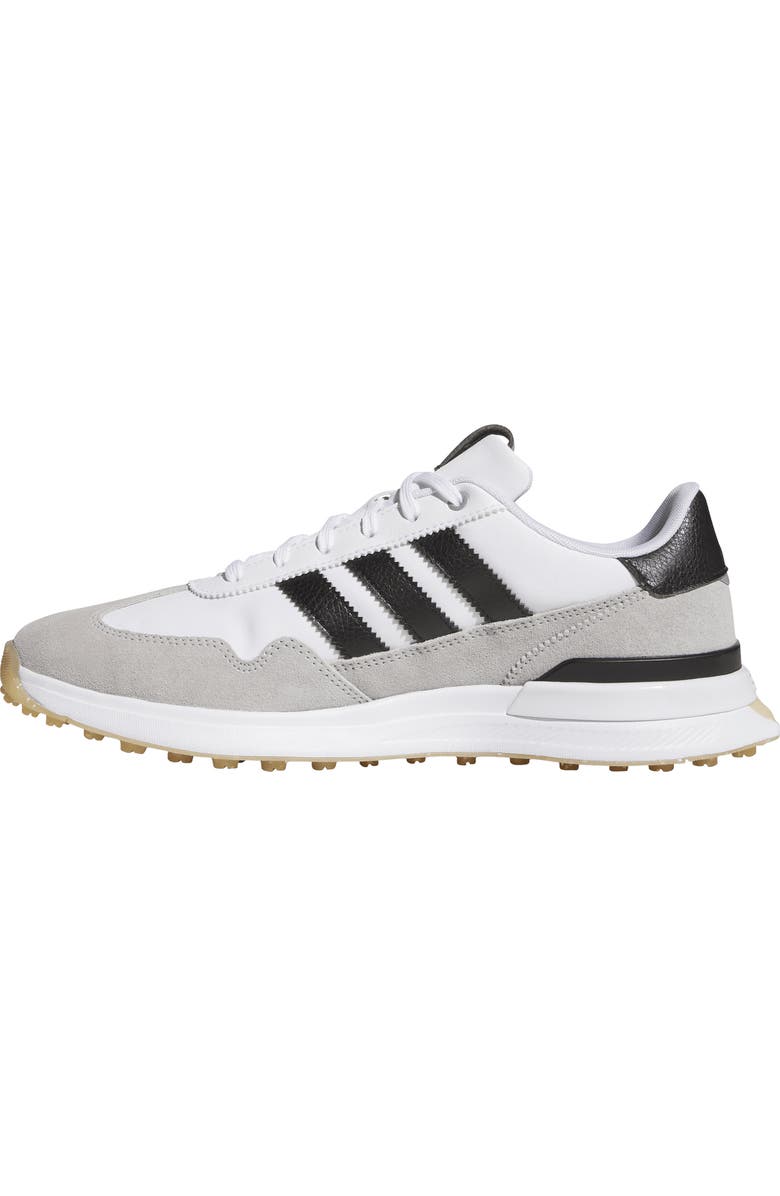 adidas Gender Inclusive S2G 26 Waterproof Spikeless Golf Shoe, Alternate, color, White/ Core Black/ Grey Two