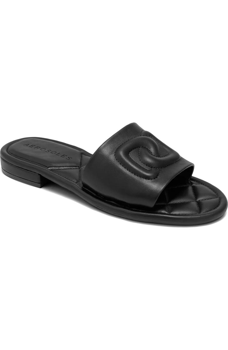 Aerosoles Jilda Slide Sandal, Main, color, Black