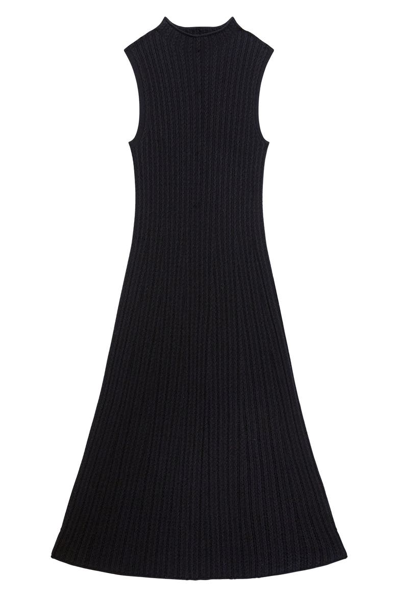 cable knit sweater midi dress Tyra Cable Knit Sweater Midi Dress - Cream