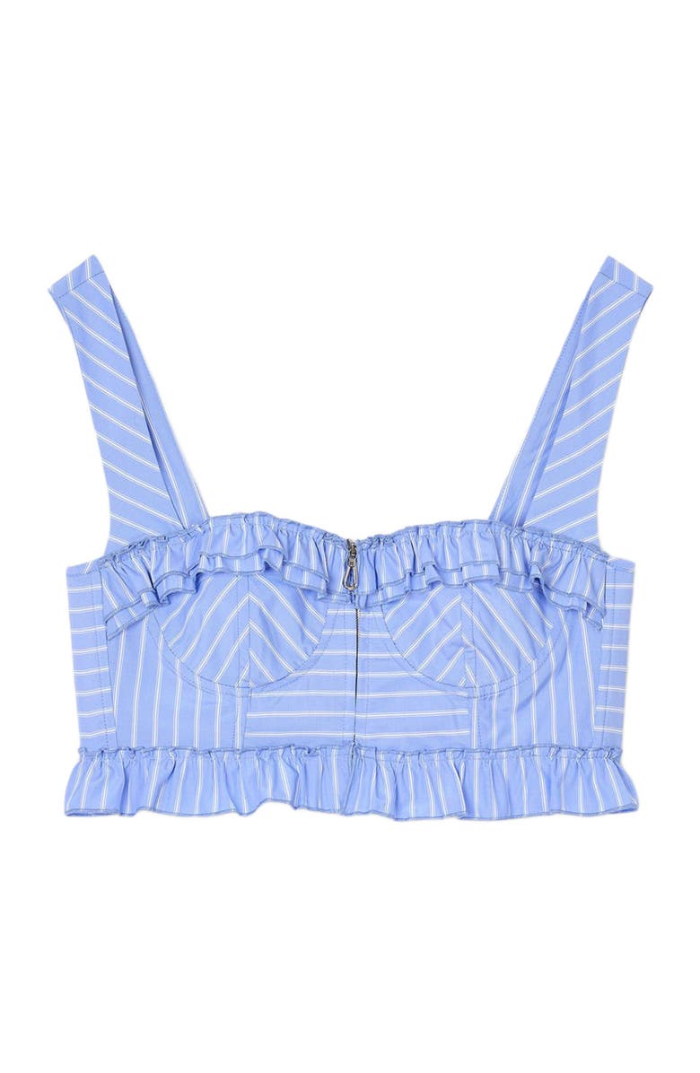 SANDRO Striped crop top, Alternate, color, 