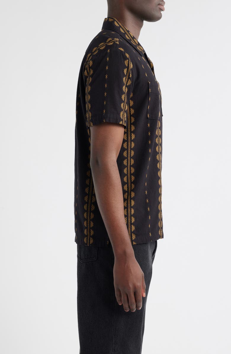 DARK SEAS Paducah Camp Shirt, Alternate, color, Black