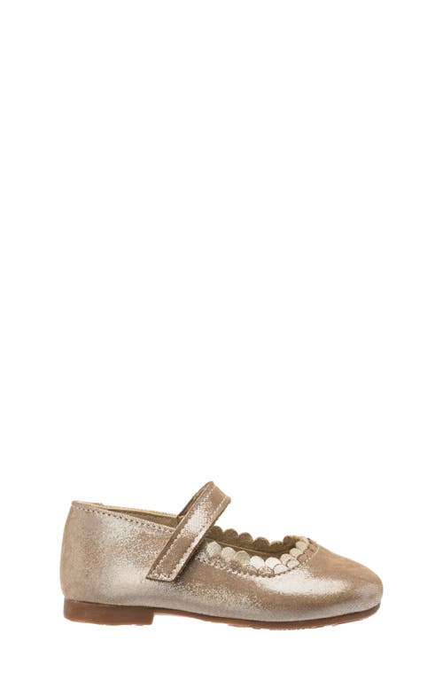 Elephantito Kids' Aria Leather Ballet Flats In Neutral